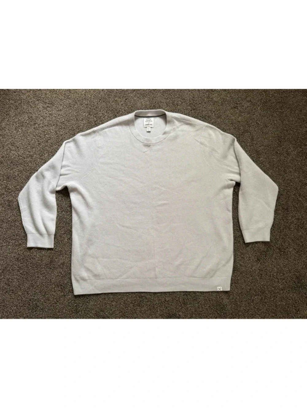 Blake Shelton x Lands' End 4XL Beige crewneck sweater
